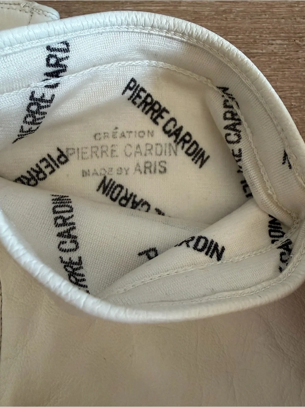 Pierre Cardin smooth ivory