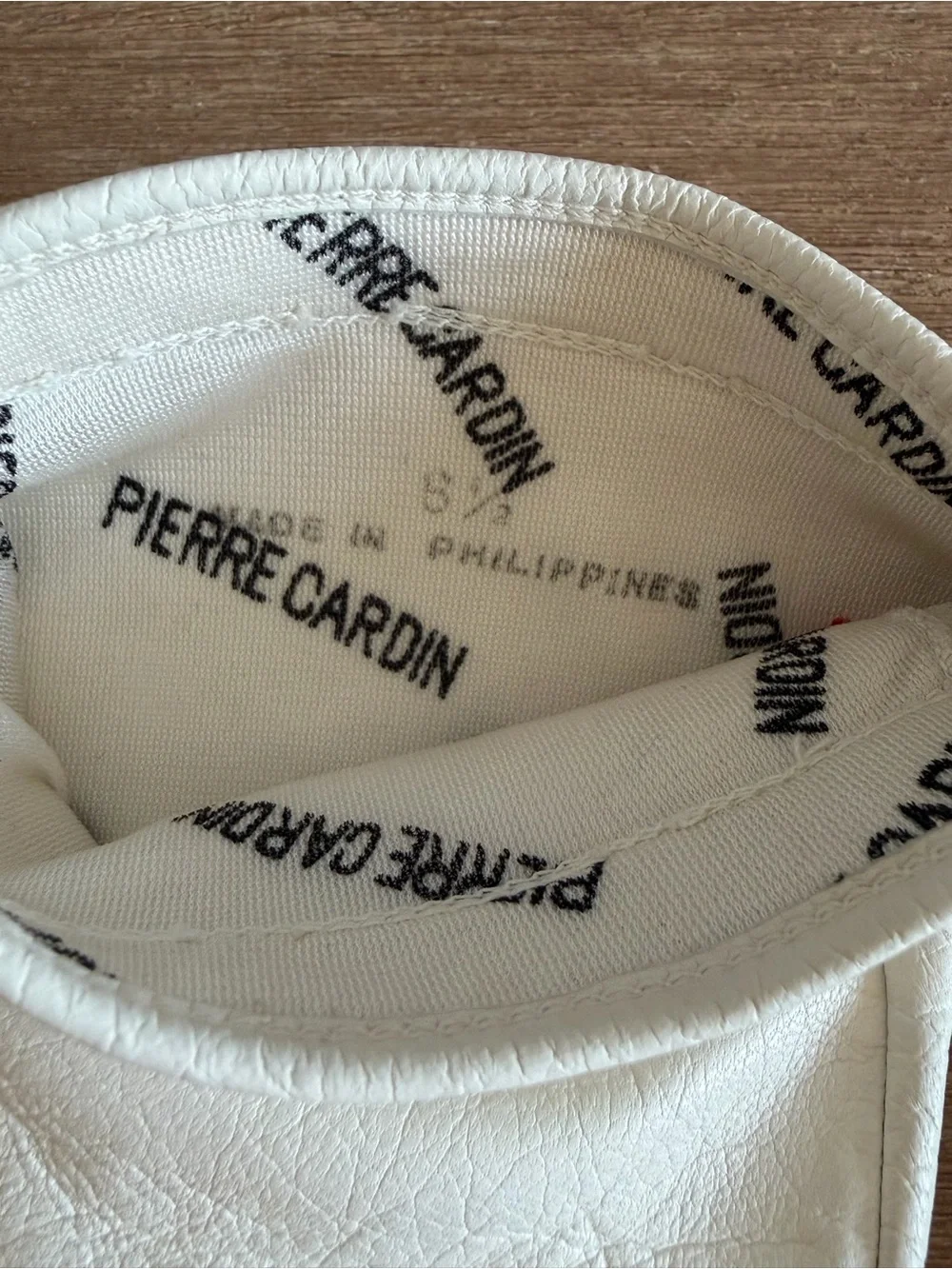 Pierre Cardin smooth ivory