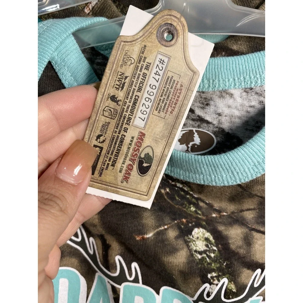 mossy oak‎ baby boys 3 pack bodysuits camo size 24 months