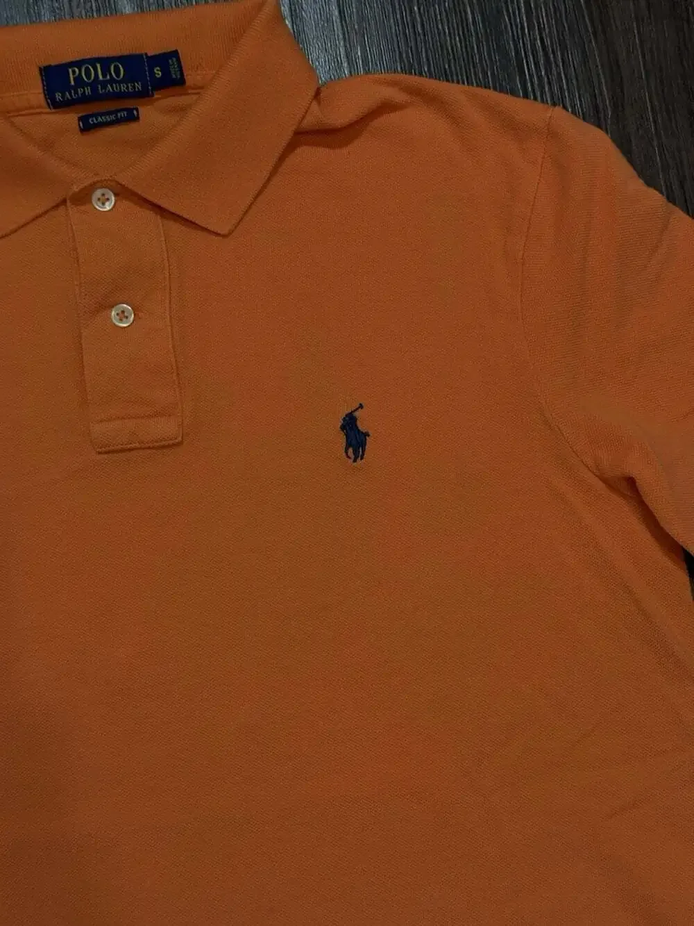 Polo Ralph Lauren Polo Shirt Orange Size Small