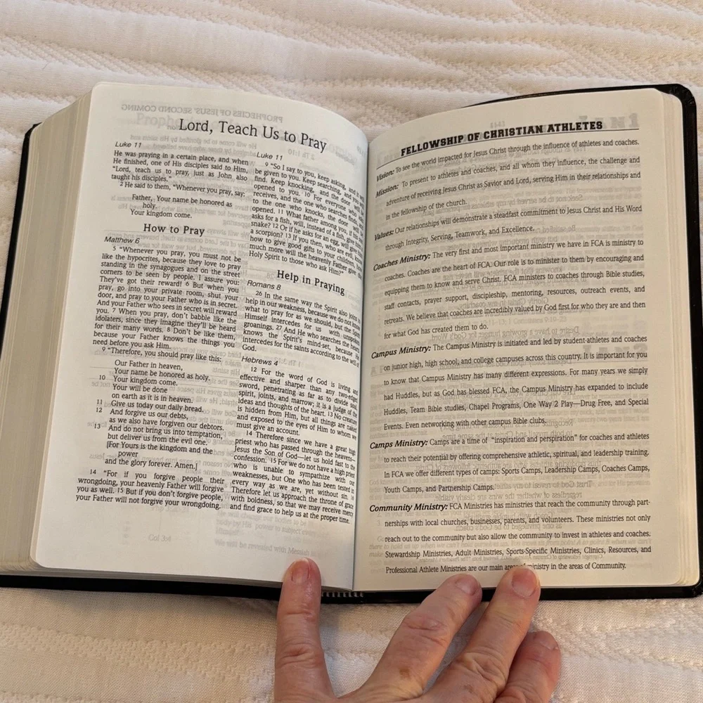 Fellowship of Christian Athletes Competitor’s  Coach's Bible w/Devotionals