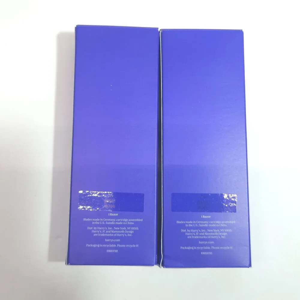 Harry's Plus Advanced Pivoting System Razor Moss Lot of 2 New