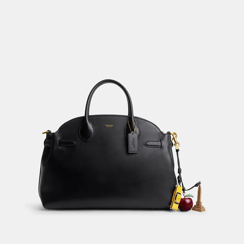 Coach plated brass