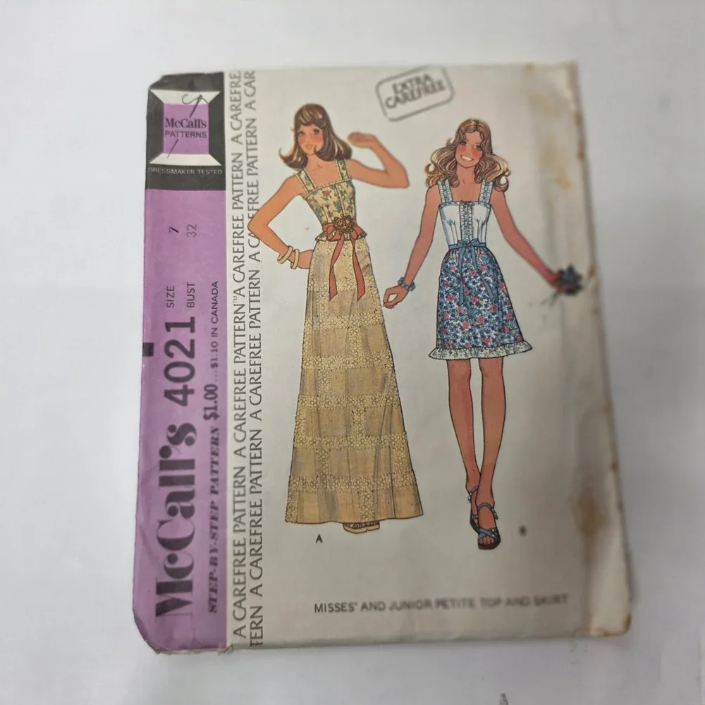 McCalls vintage 1970s
