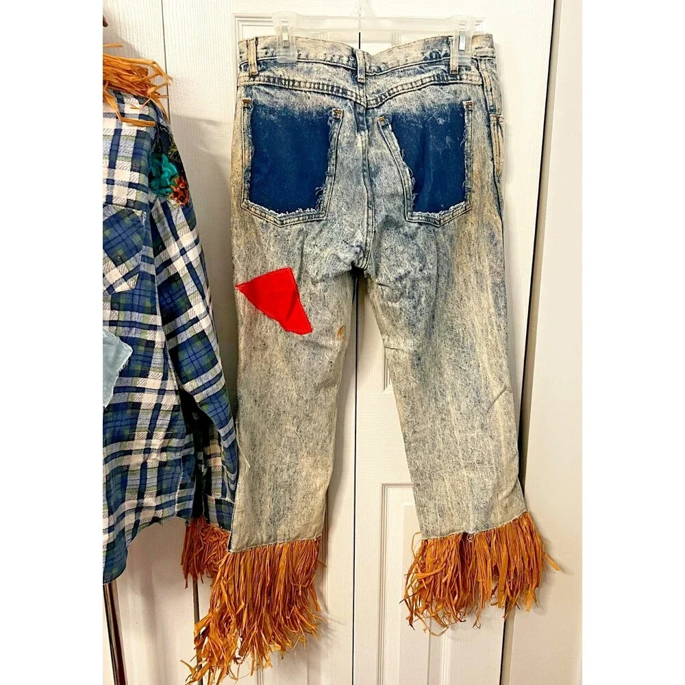 Handmade vtg scarecrow
