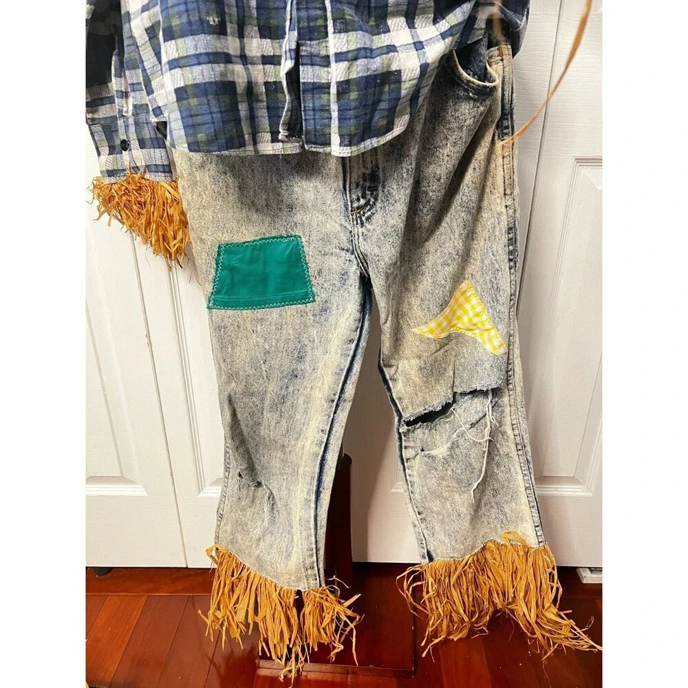 Handmade vtg scarecrow