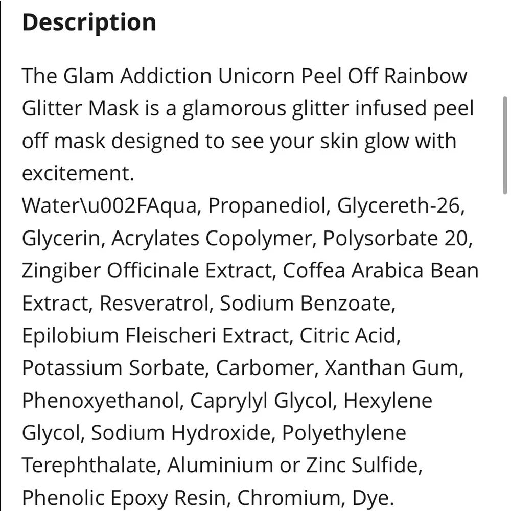 A Glam Addiction brand new