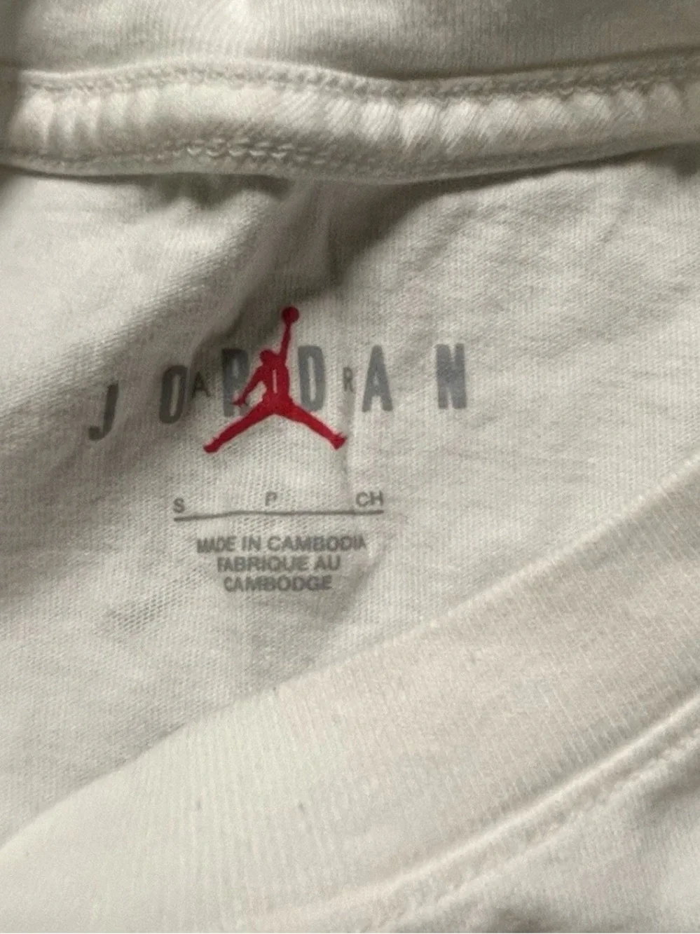 Jordan white crewneck