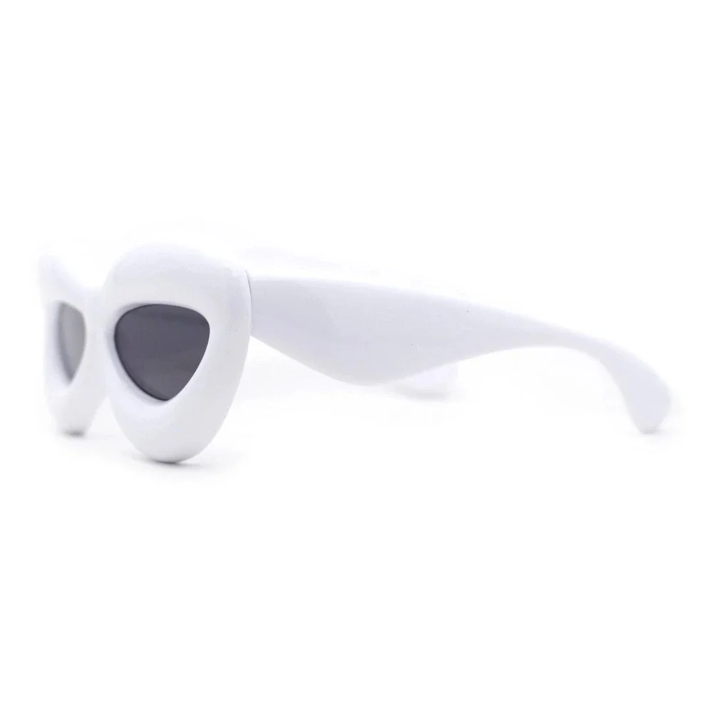 White Sunglasses Women Fashion Designer Candy Color Luxury Beach Festival  Party