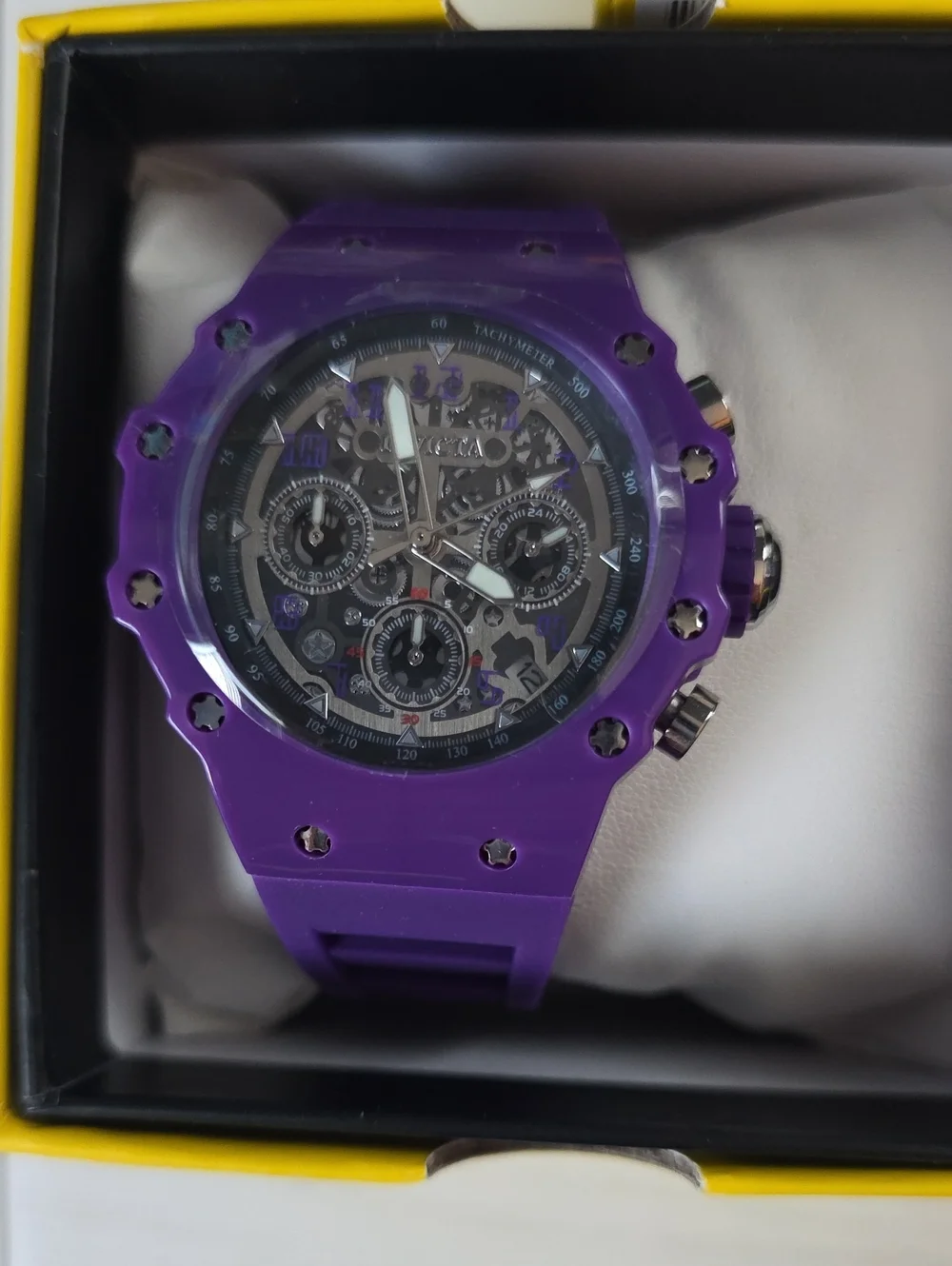 Invicta watch unisex purple