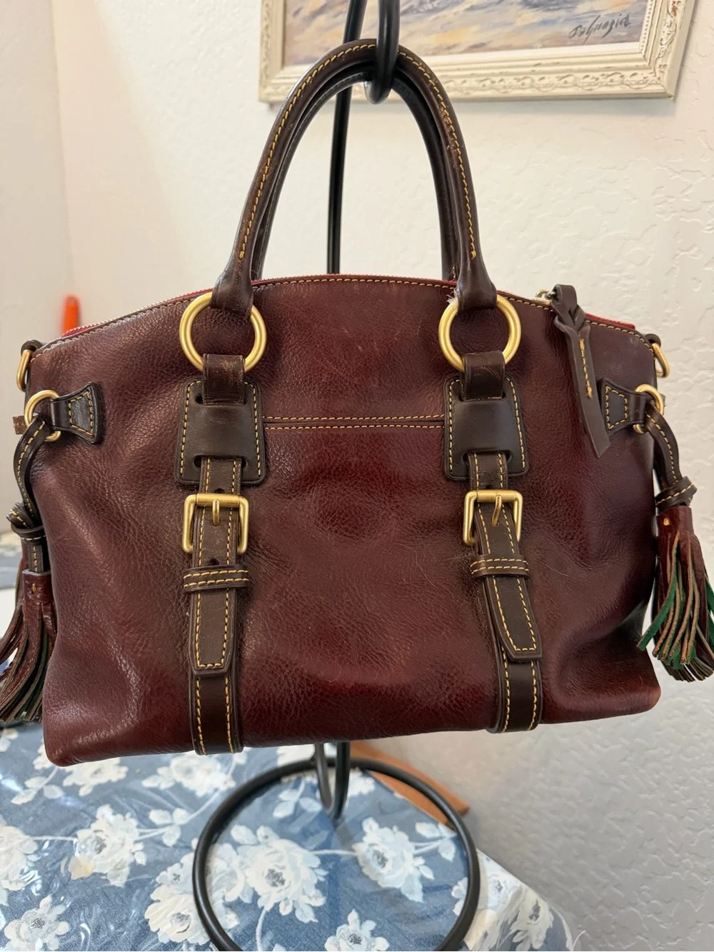 Dooney & Bourke structured leather