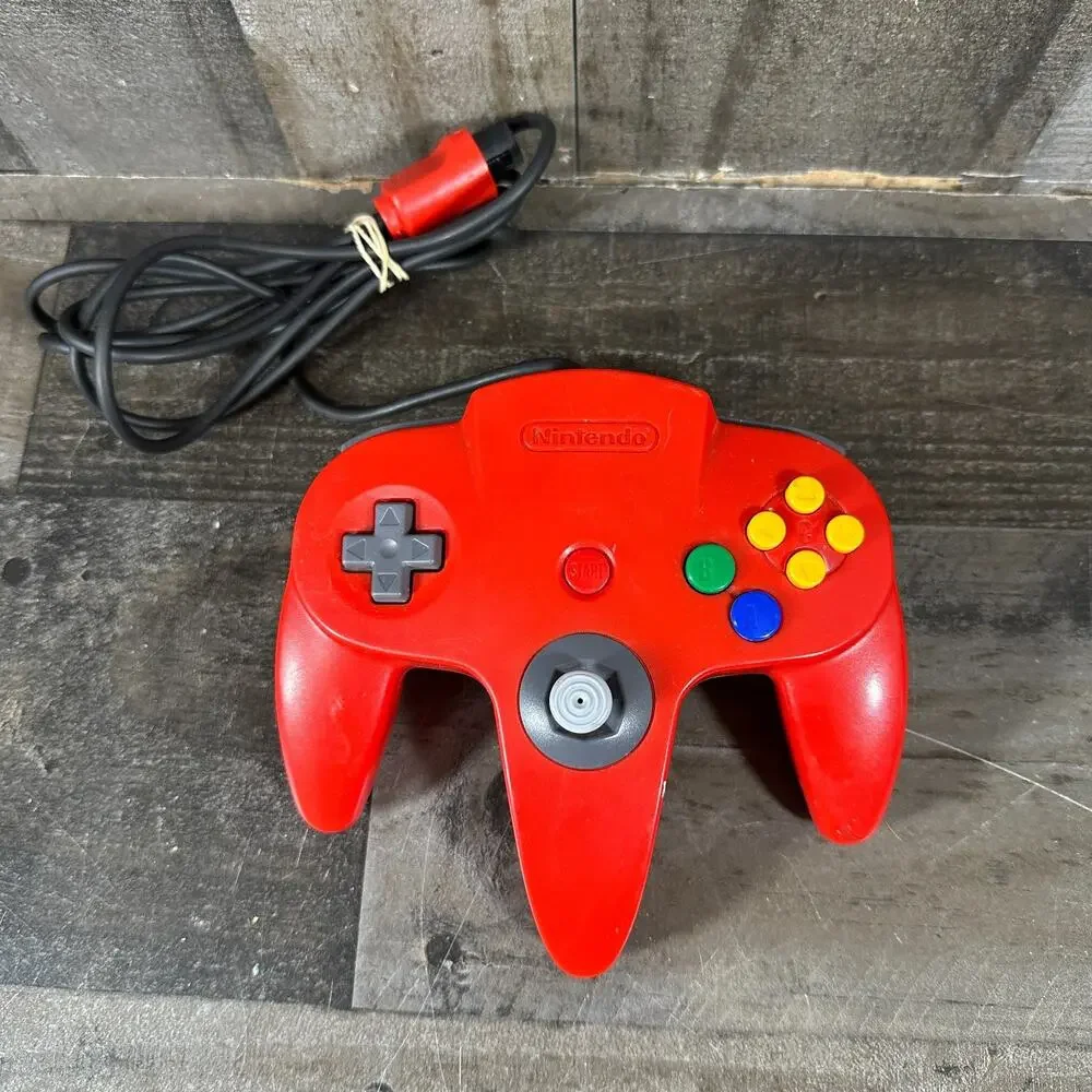Nintendo‎ 64 Red Controller OEM N64