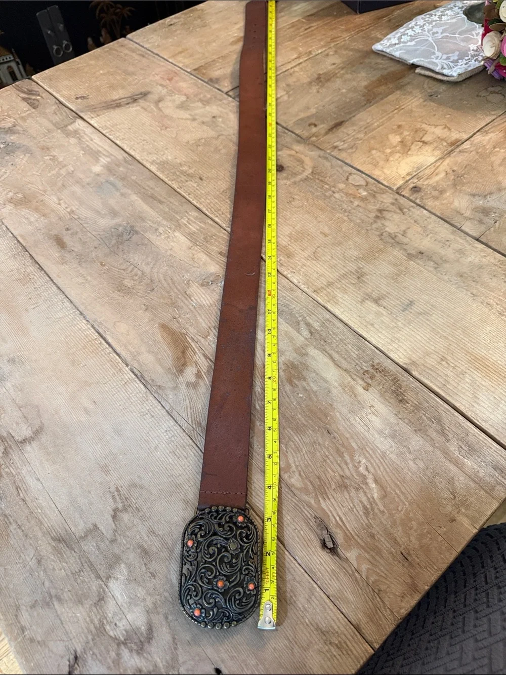 N/A brown leather