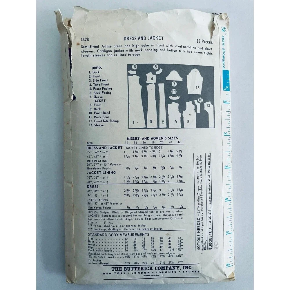 N/A butterick 4428