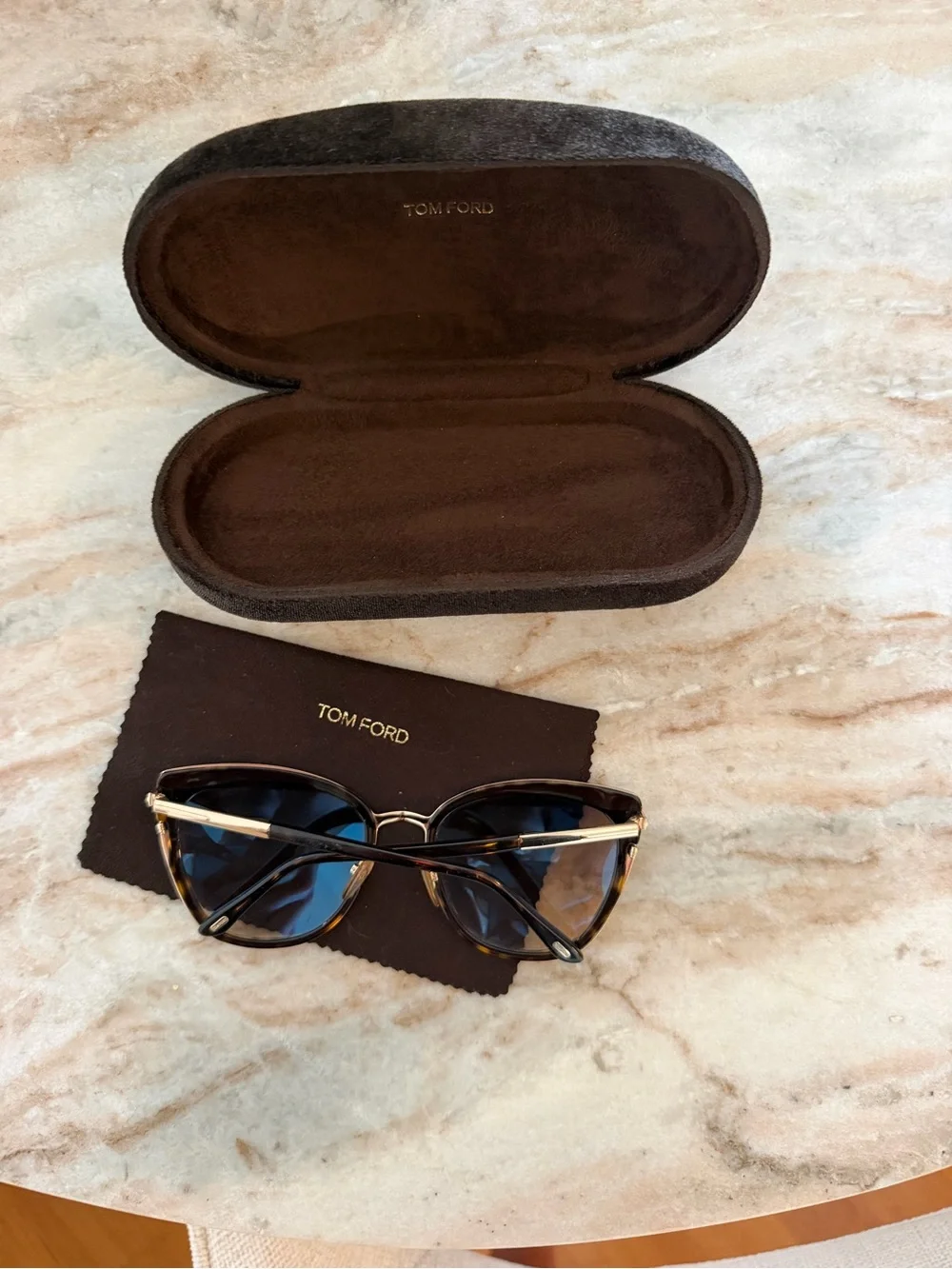 TOM FORD Simona 57MM Cat Eye Sunglasses