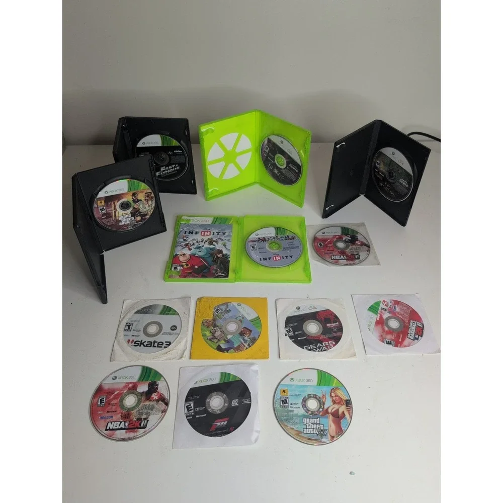 Mixed Lot Of 13 Xbox 360 Games GTA Skate 3 Infinity Gears Of War Blades & More