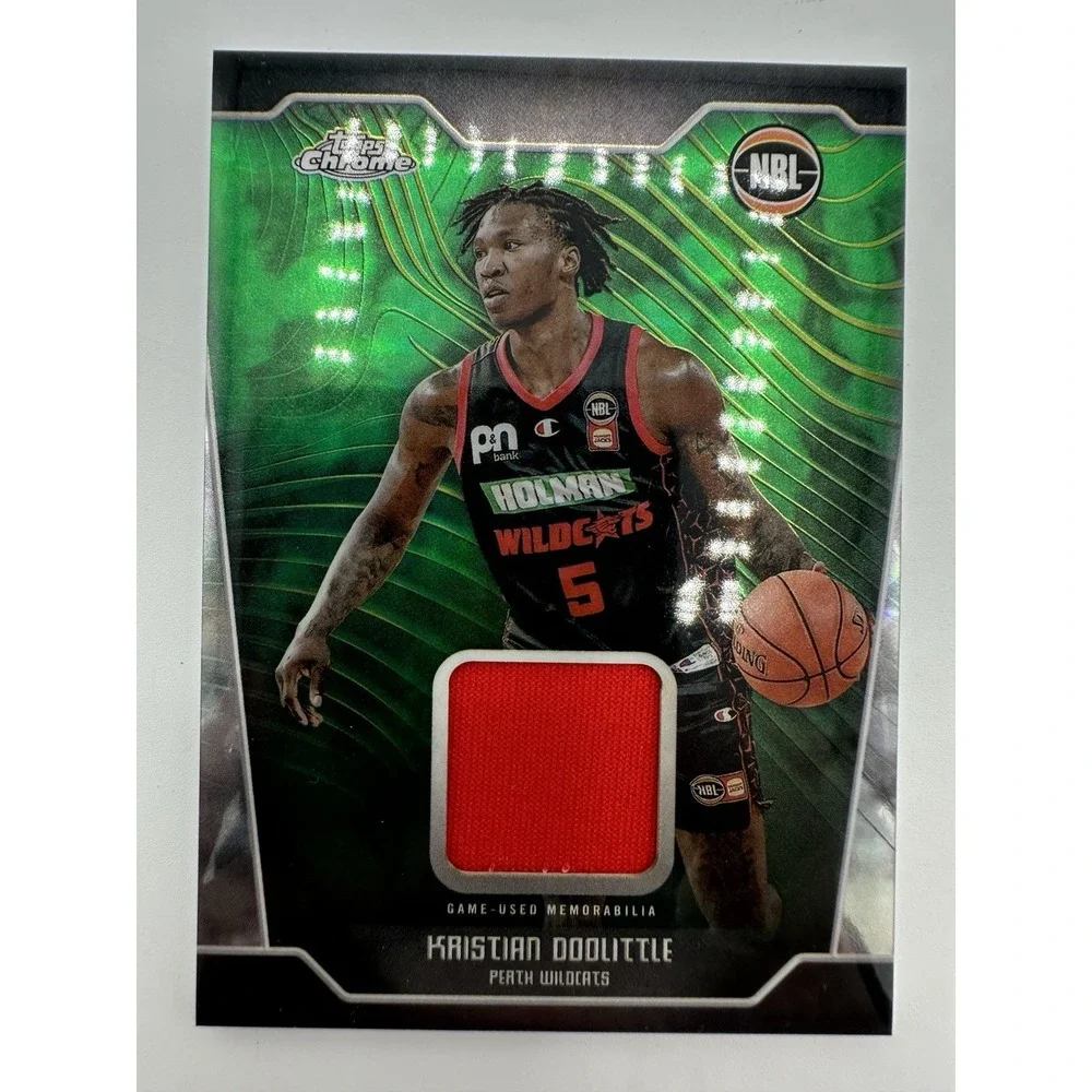 2024-25 Topps Chrome NBL Kristian Doolittle Game Used Relic Refractor