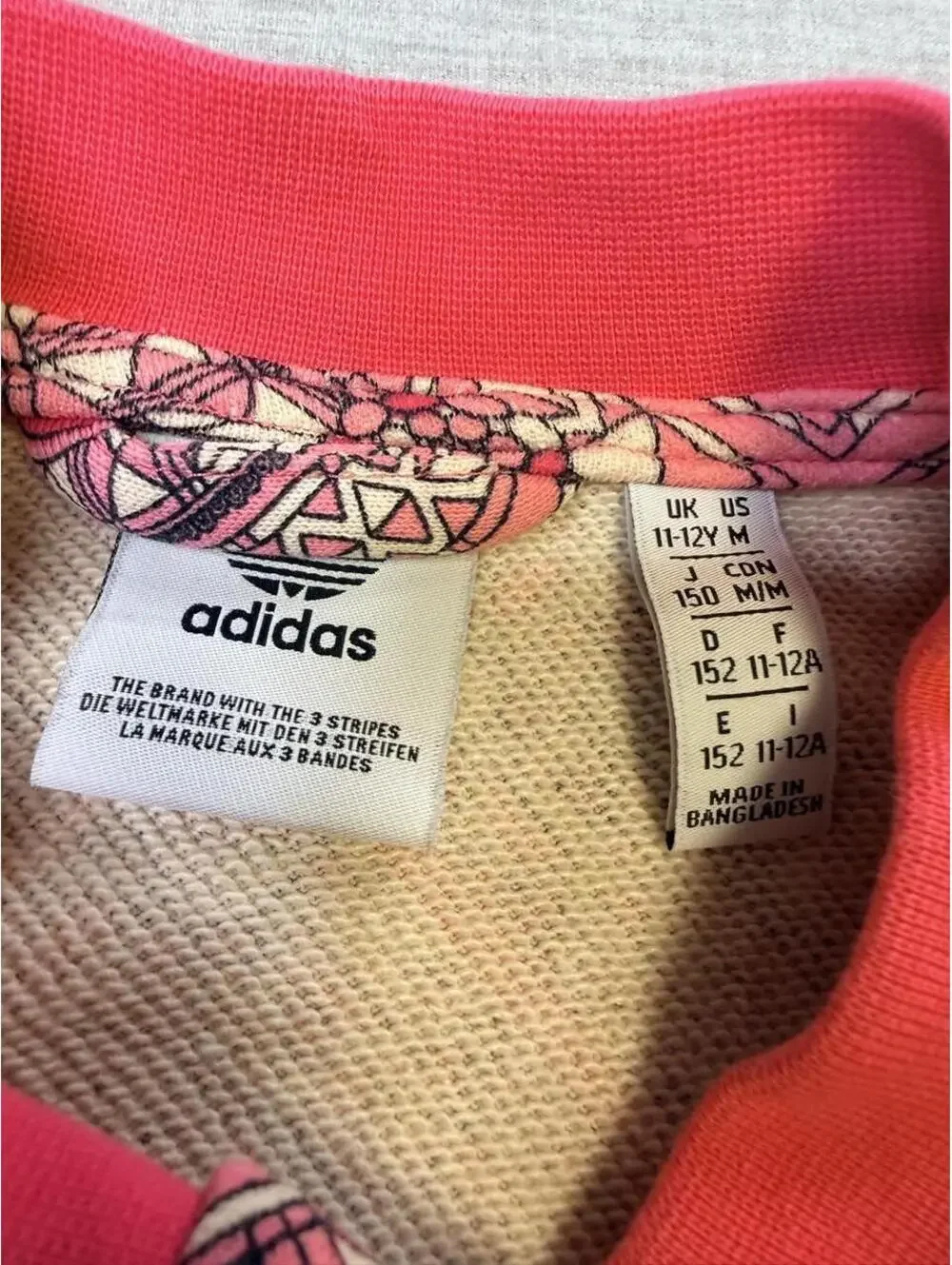 adidas size youth