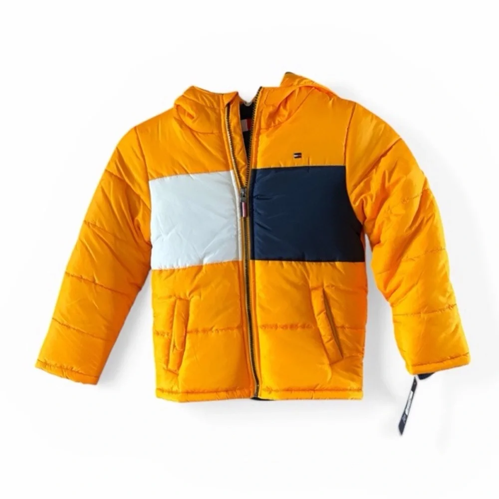 Tommy Hilfiger Boys Water Resistant Hooded Puffer Jacket‎ NWT