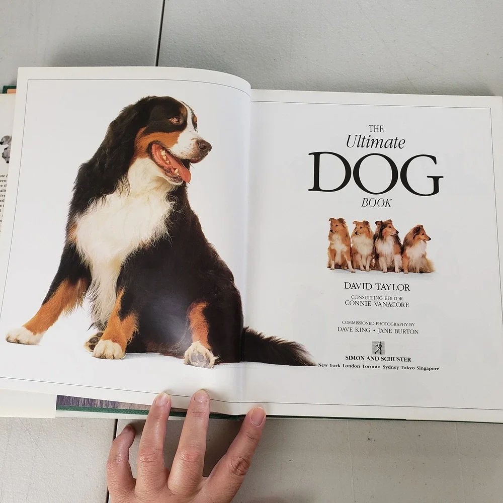 The Ultimate Dog Book David Taylor Hardcover 1990 Illustrated Breeds Guide