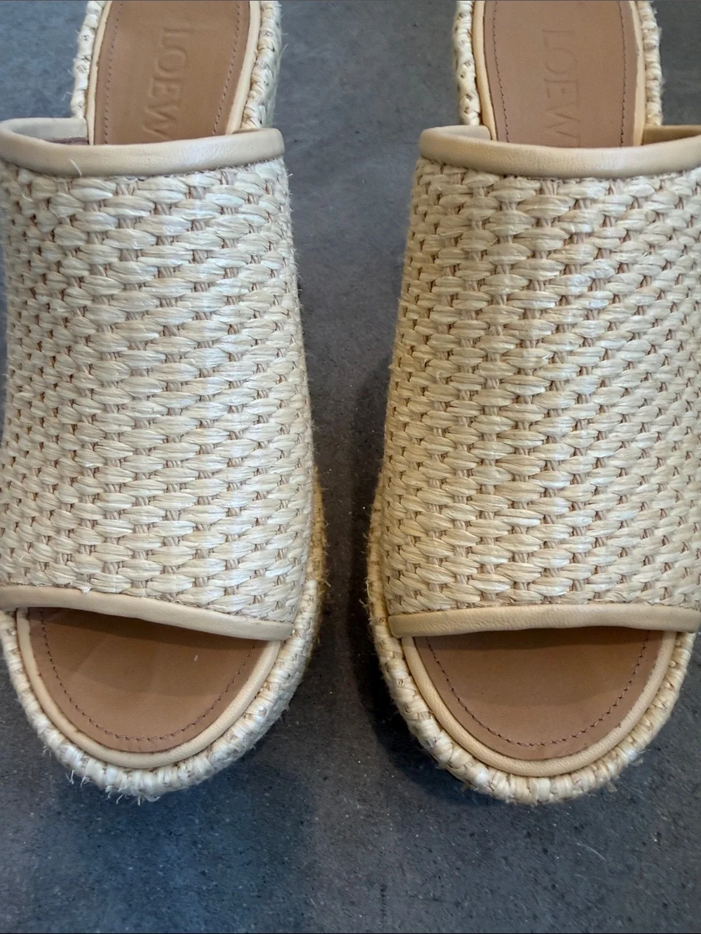 Loewe raffia woven
