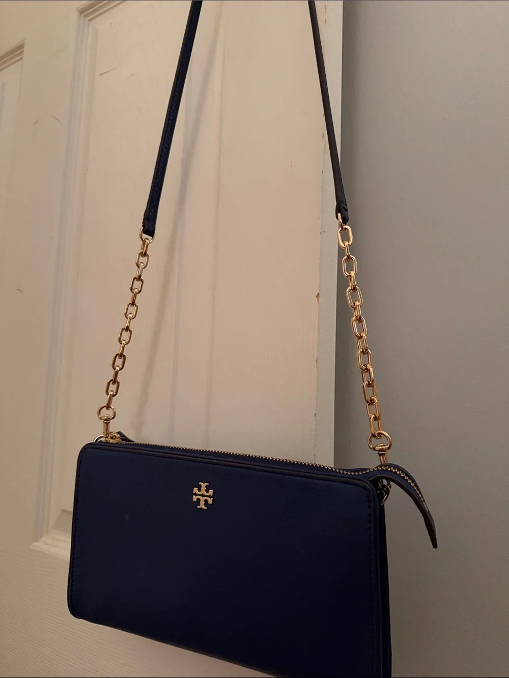 Tory Burch sleek navy