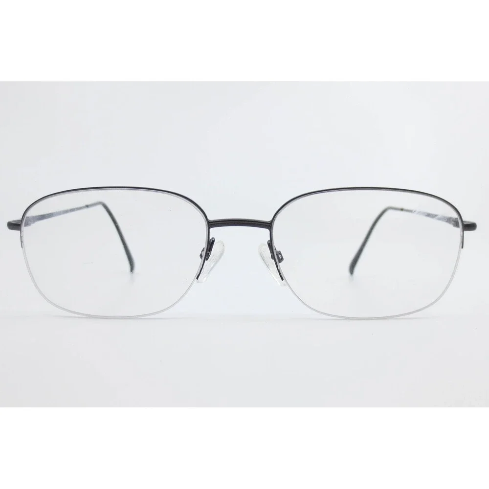 Ducks Unlimited DU-124 Mens Eyeglasses Semi Rimless Rectangular Black 56 18 140