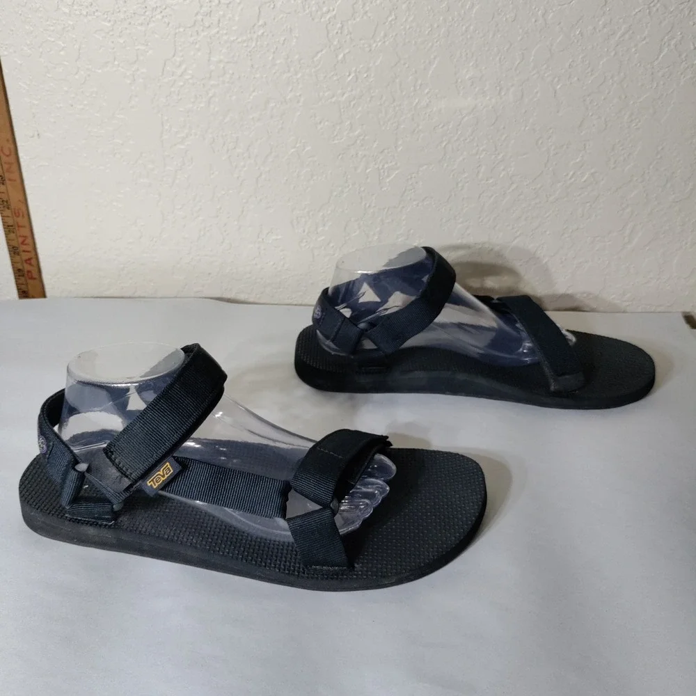 Teva Original Universal Black Strappy Sandals mens 11
