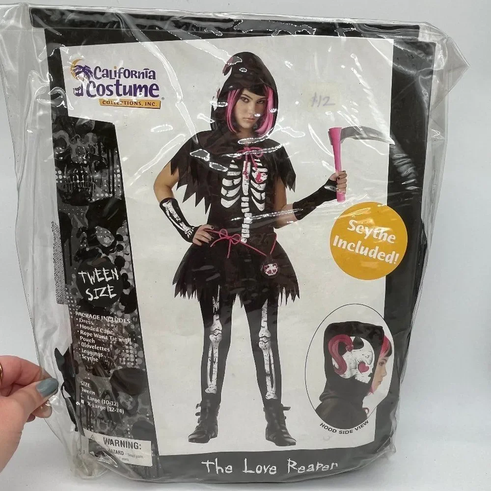 New California Costume Tween The Love Reaper Costume - Size L