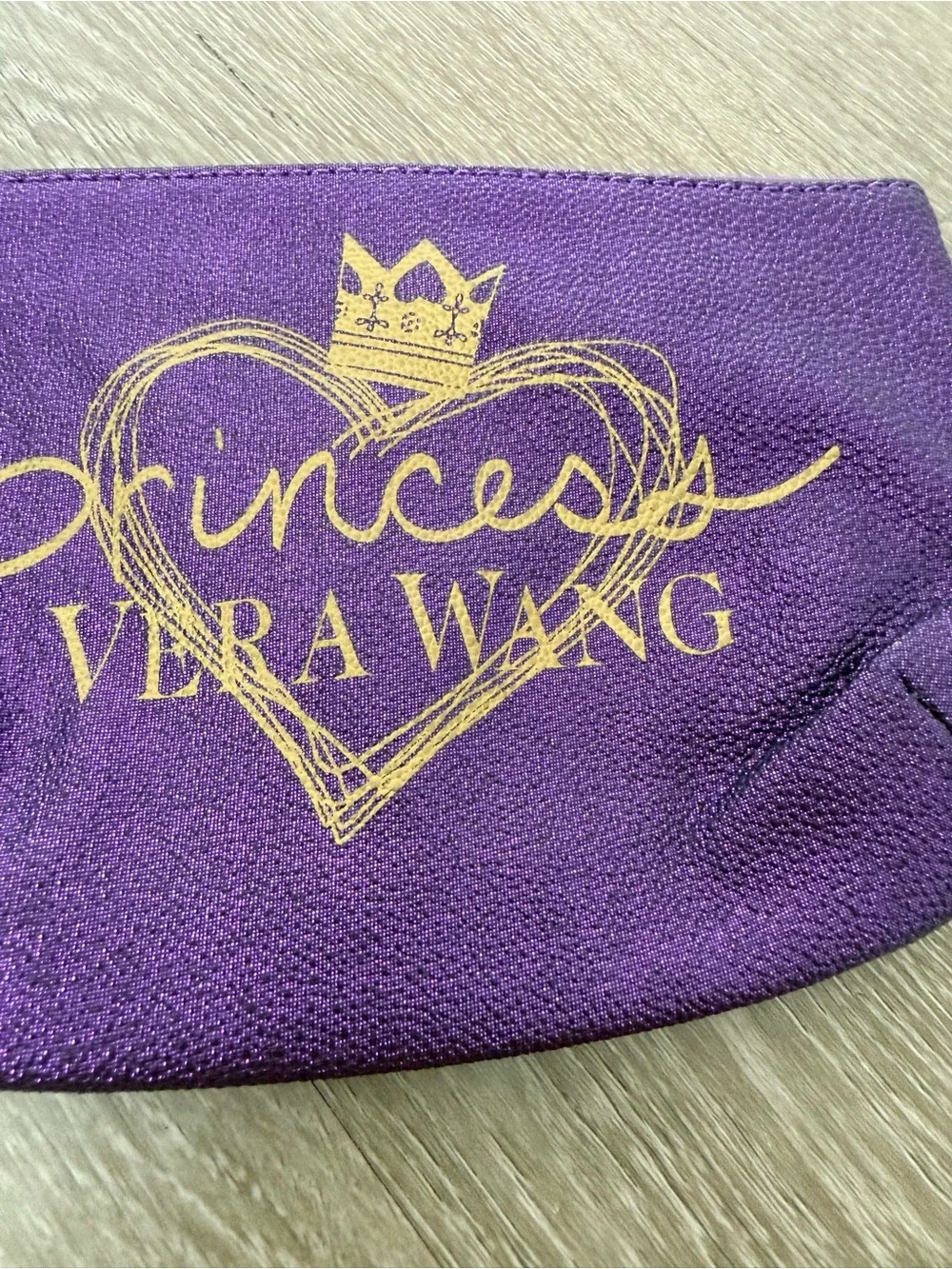 Vera Wang purple wristlet