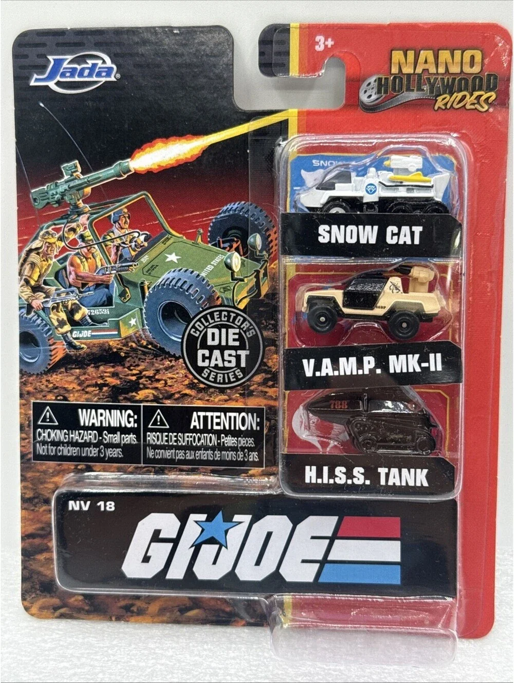 Jada Nano Hollywood Rides Die cast GI JOE  1.65