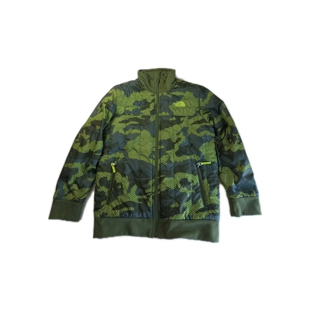 The North Face Boys Reversible Perrito Puffer Jacket Youth Medium MULTICOLOR