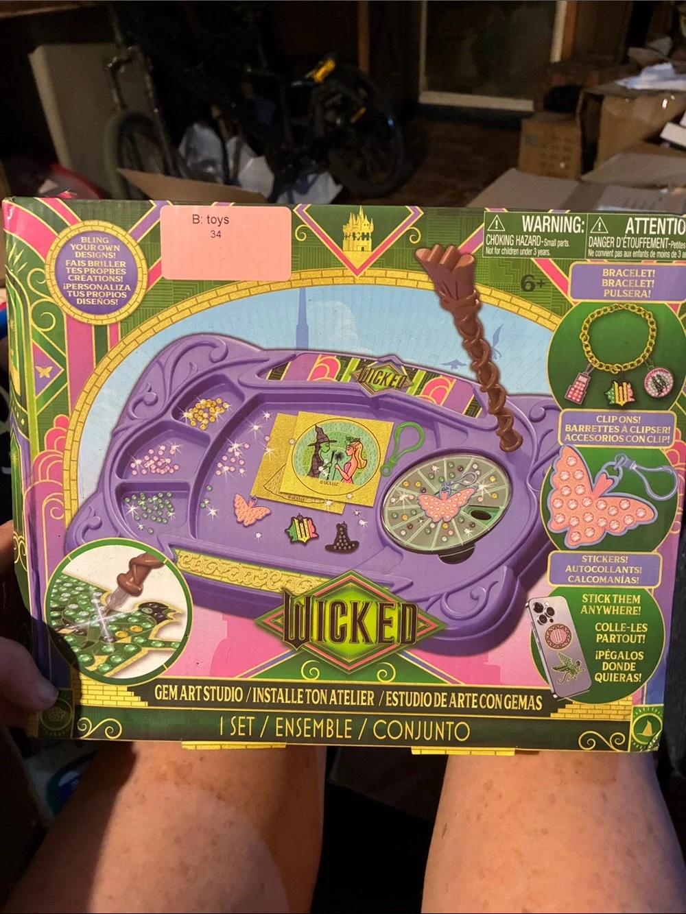 Wicked Purple Gem Art Studio Craft Kit for Kids