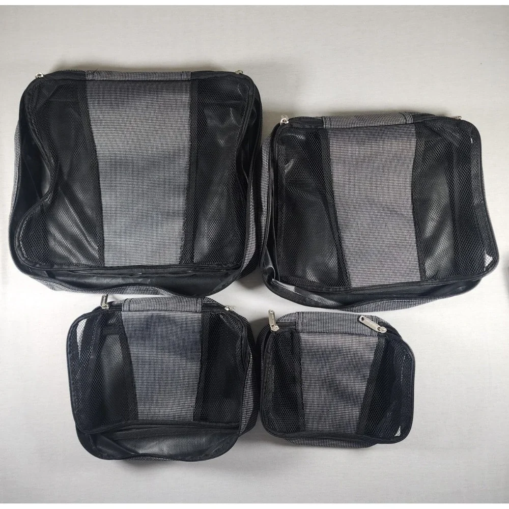 Travel Select Amsterdam Mesh Luggage Packing Organizers Set of‎ 4 Open Box