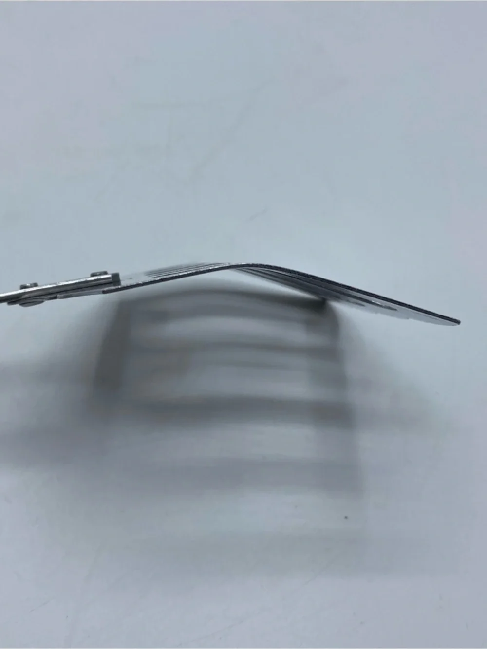 Vintage Stanhome Stainless Spatula Brown Handle Kitchen Utensil Slotted Scallop
