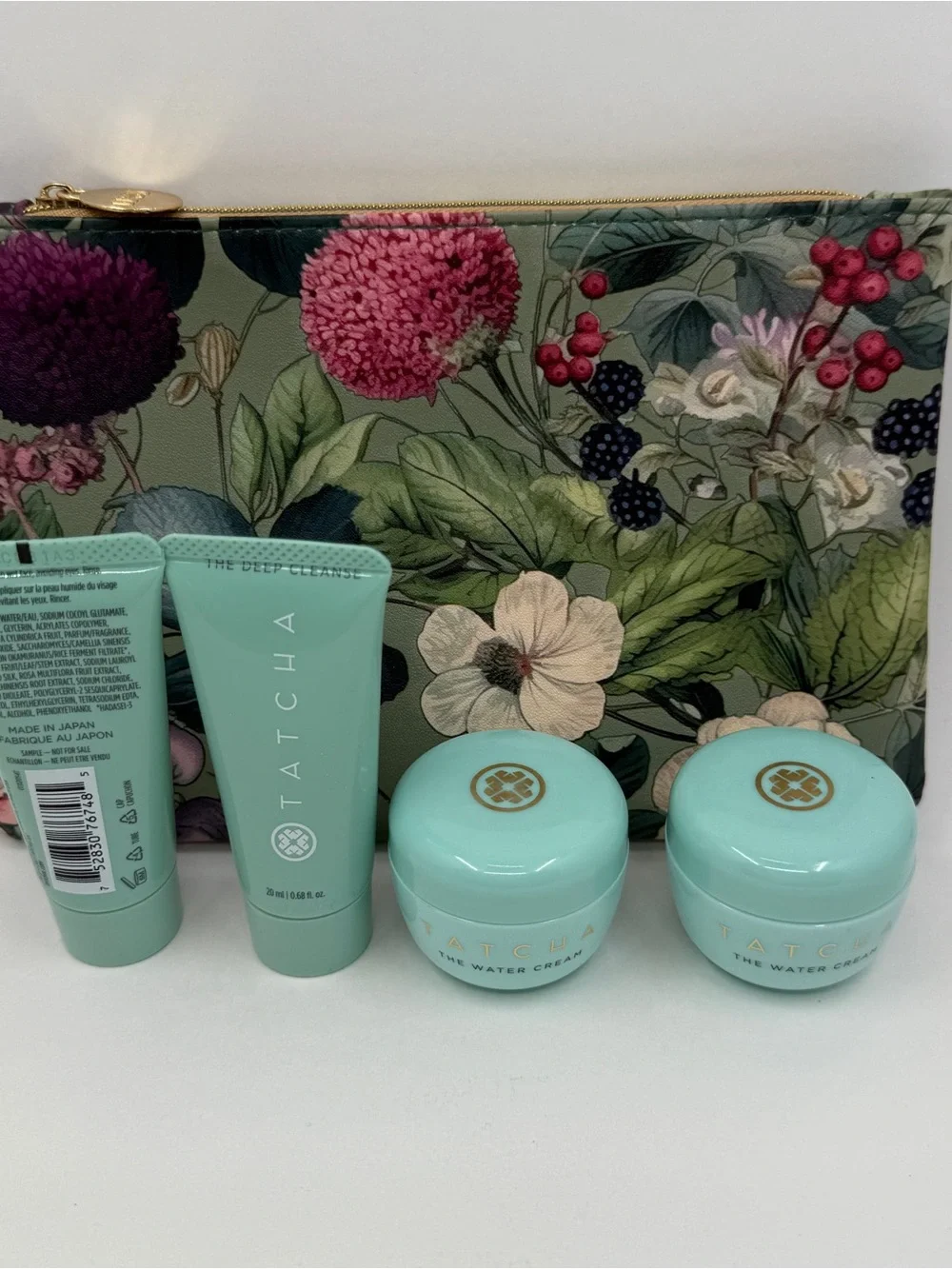 Tatcha The Water Cream DUO or Cleanser+ Cream. Travel Size