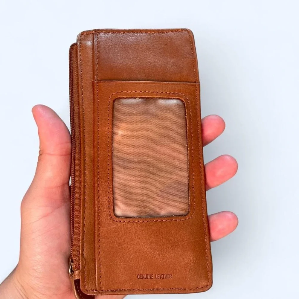 None brown leather