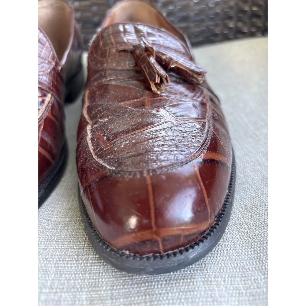 Stacy Adams genuine cognac 10