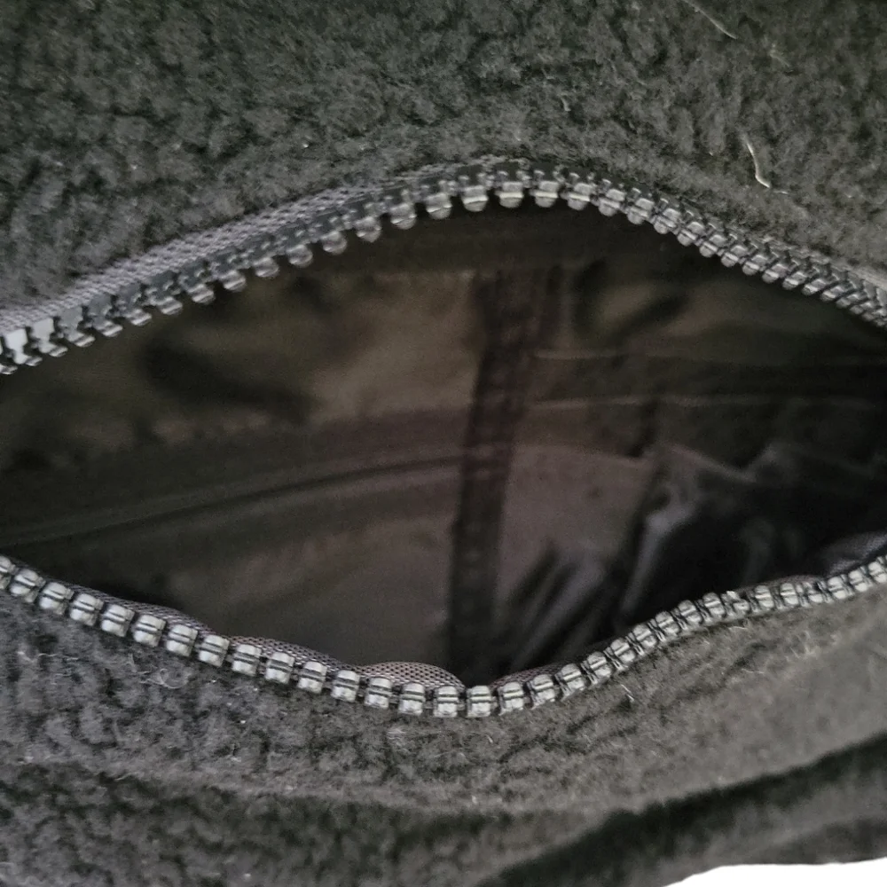 NEW Steve Madden Black Sherpa Full Size Backpack Unisex or Men's
