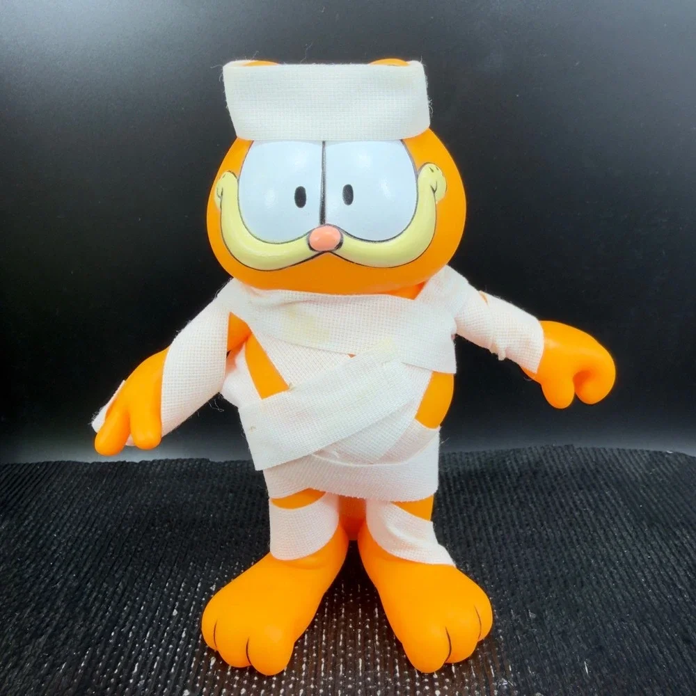 VTG Garfield Mummy Vinyl Figure Enesco 1978 Halloween‎ Collectible Plastic Decor