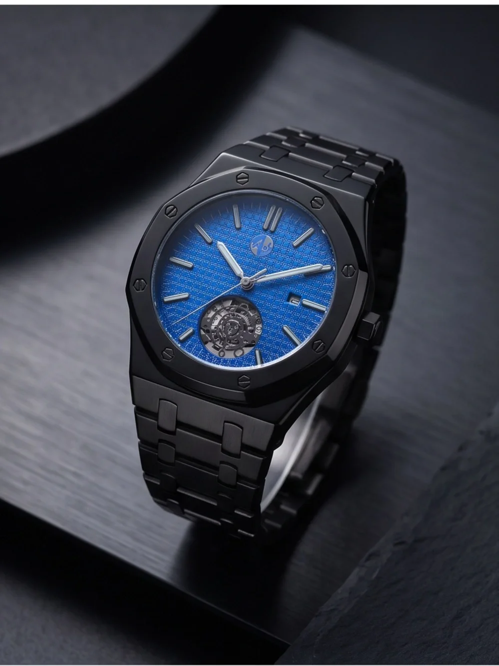 N/A blue dial