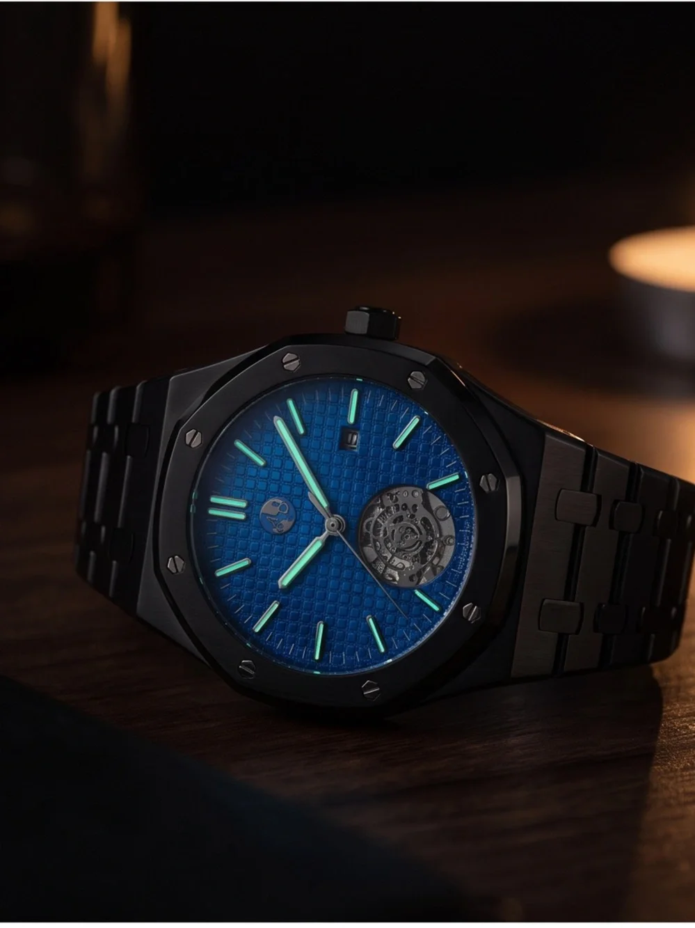 N/A blue dial
