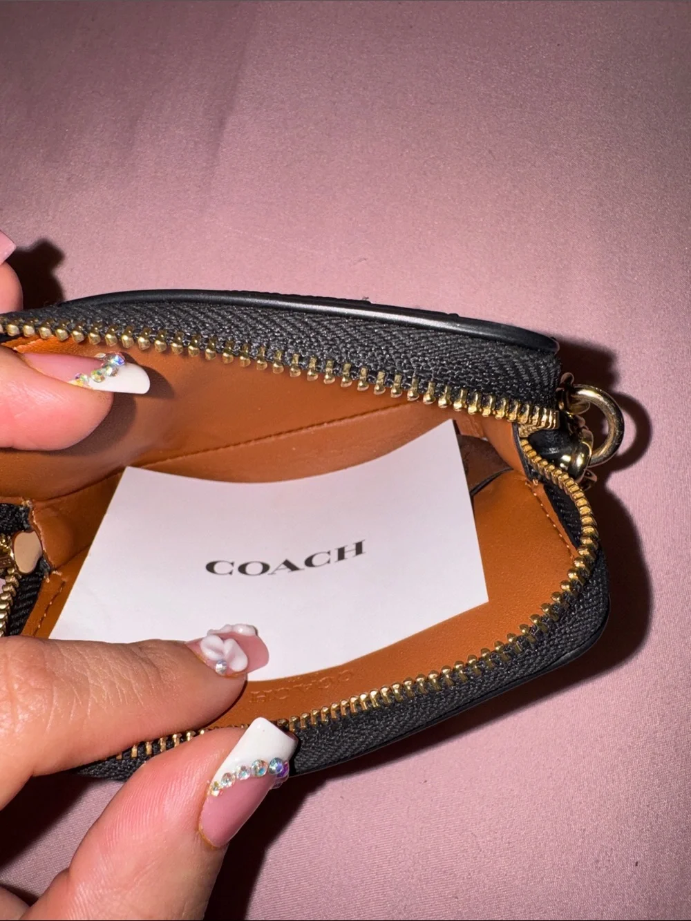 Coach card holder