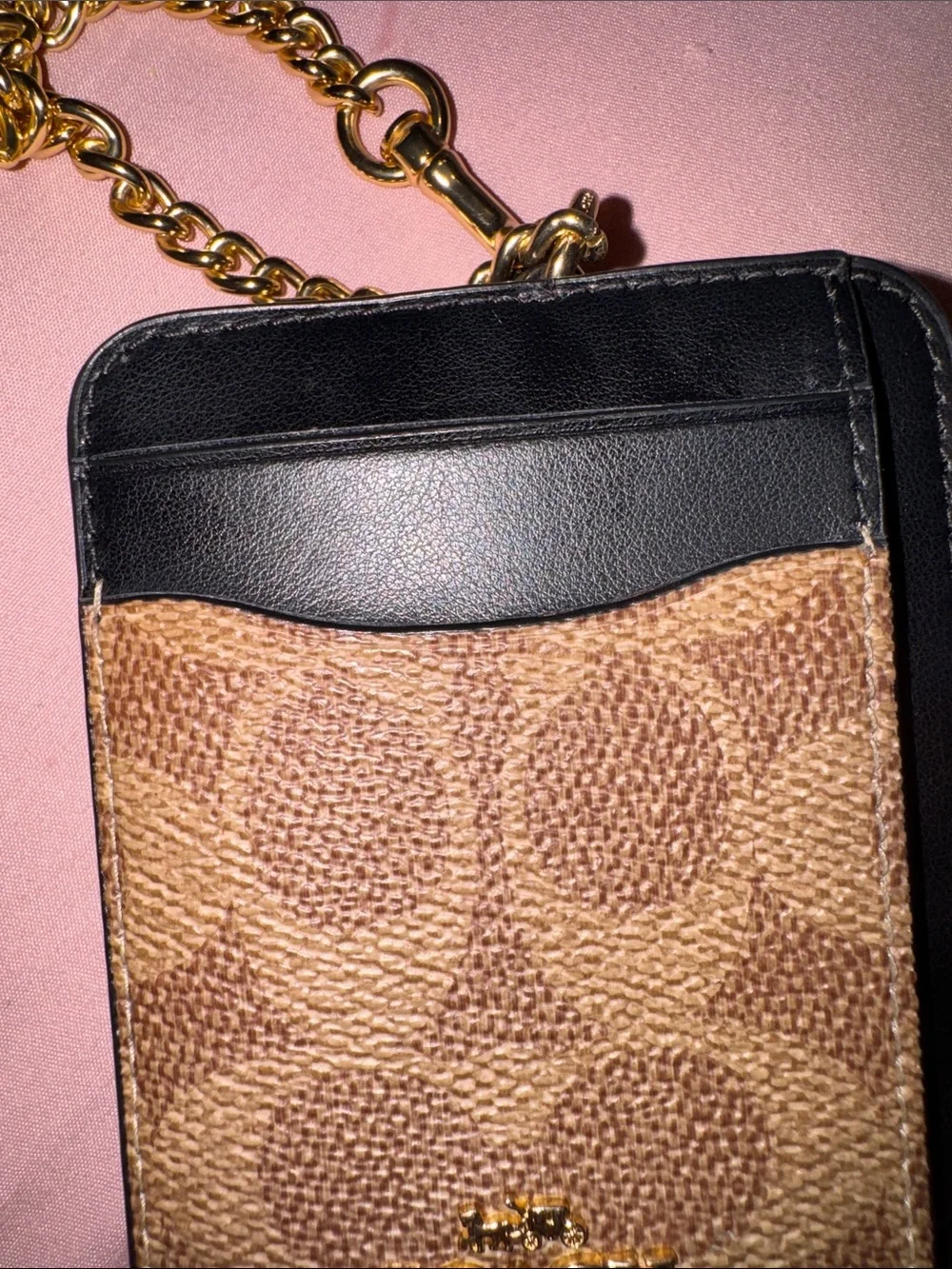 Coach card holder
