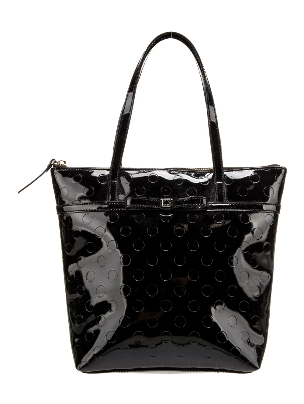 Kate Spade | Black Patent Jeralyn Camellia Street Shoulder Bag‎