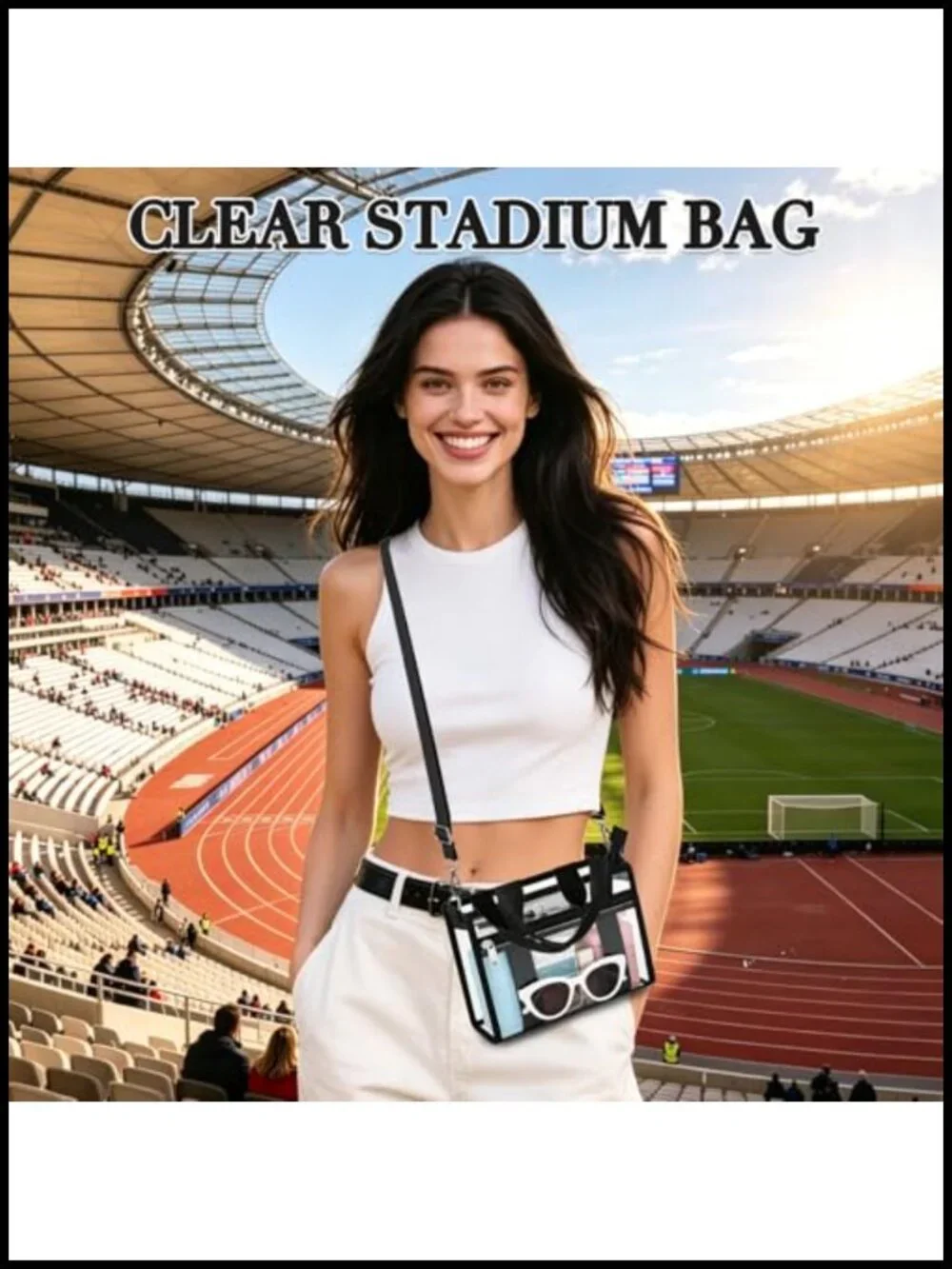 N/A clear satchel