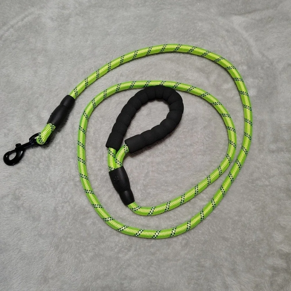 Panykoo Strong Pet Dog Leash 6 Foot Reflective Green‎ New Comfort Sturdy