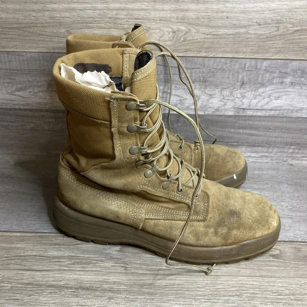 Belleville‎ Gore-Tex Men AFTWC 16-D-1023 Tan Combat Boots Size 10.5