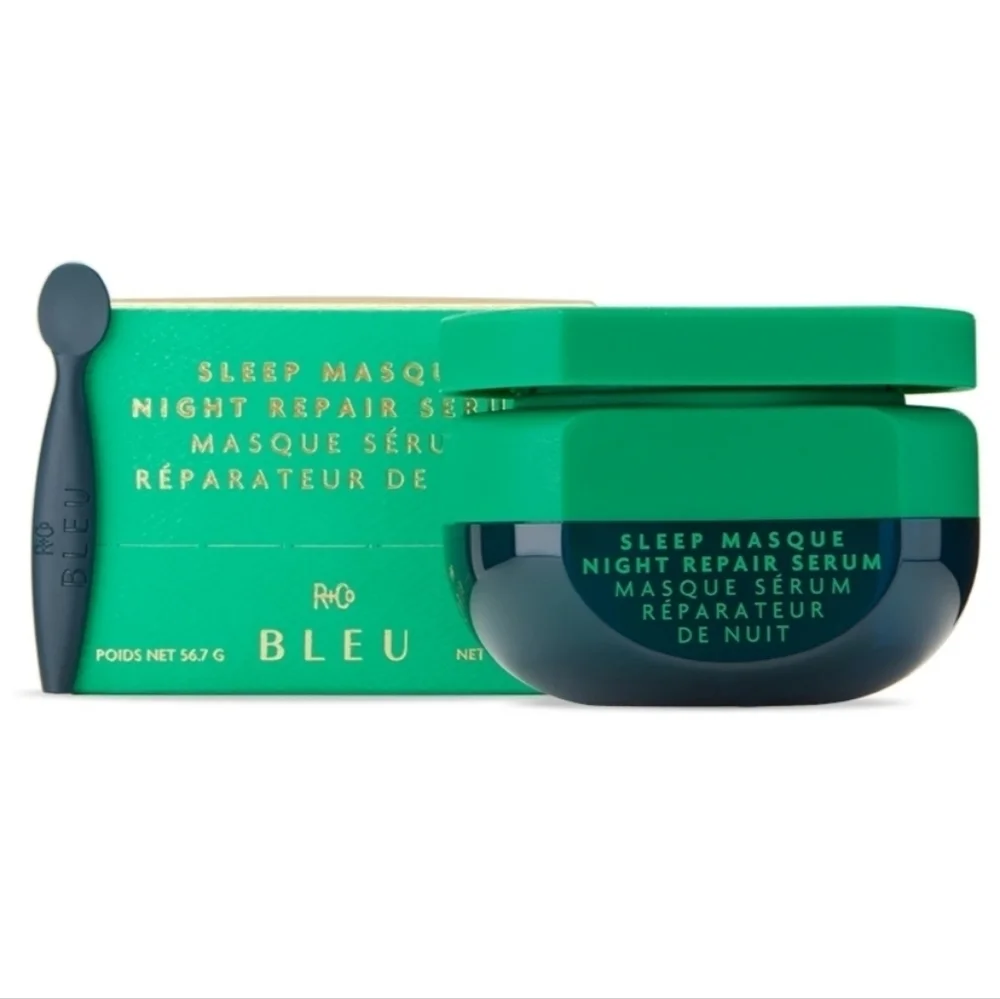 R+CO Bleu Sleep Masque Night Repair Serum Vegan Overnight Hair Treatment 2‎ OZ