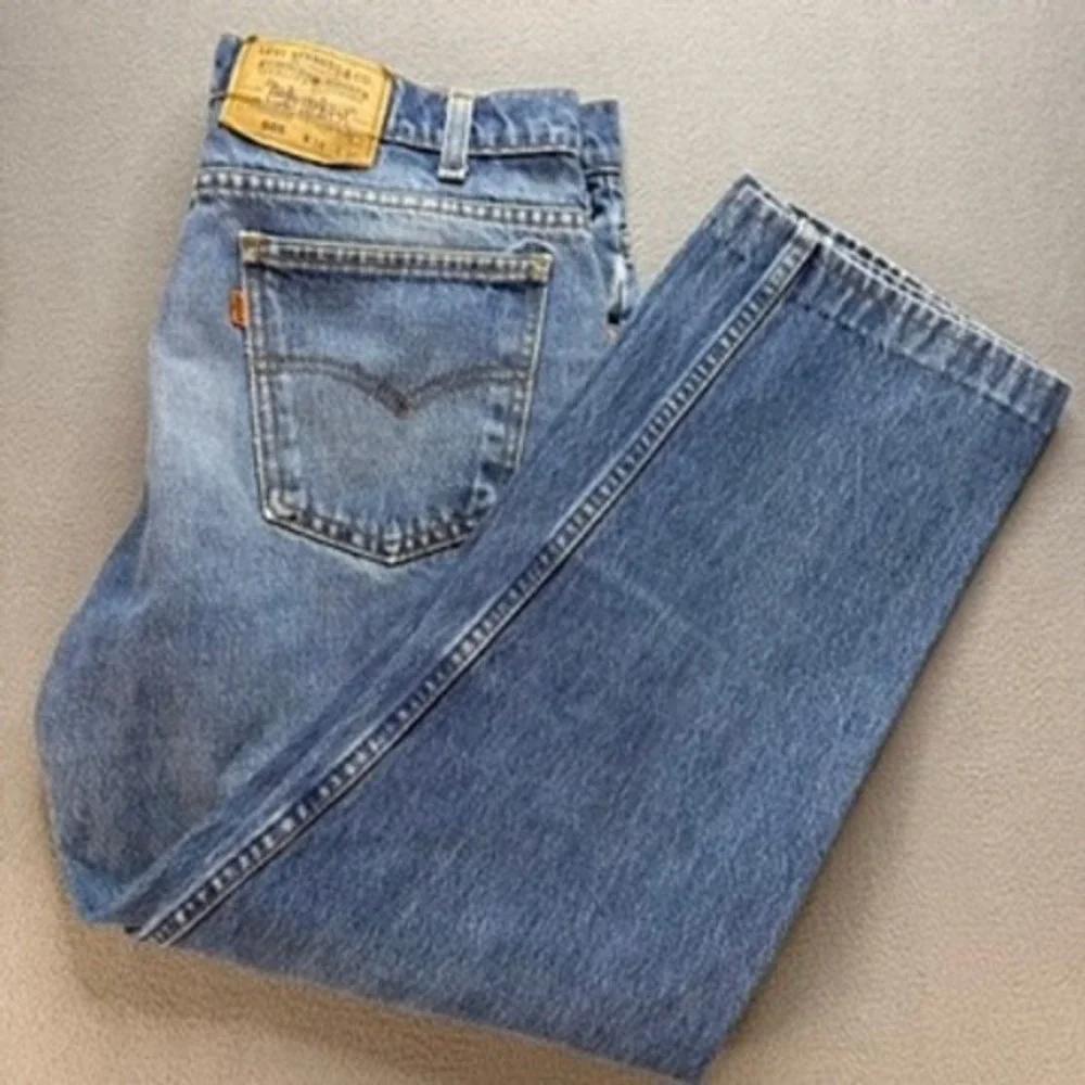 Vintage Levis 505 Jeans Mens 34x30‎ (Fits 32x24) Orange Tab Vintage USA